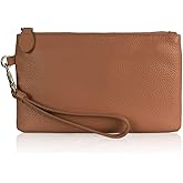 befen Genuine Leather Wristlet Clutch RFID Blocking Bag Cell Phone Wallet Purse Wristlet Wallet Purses and Handbags for Women