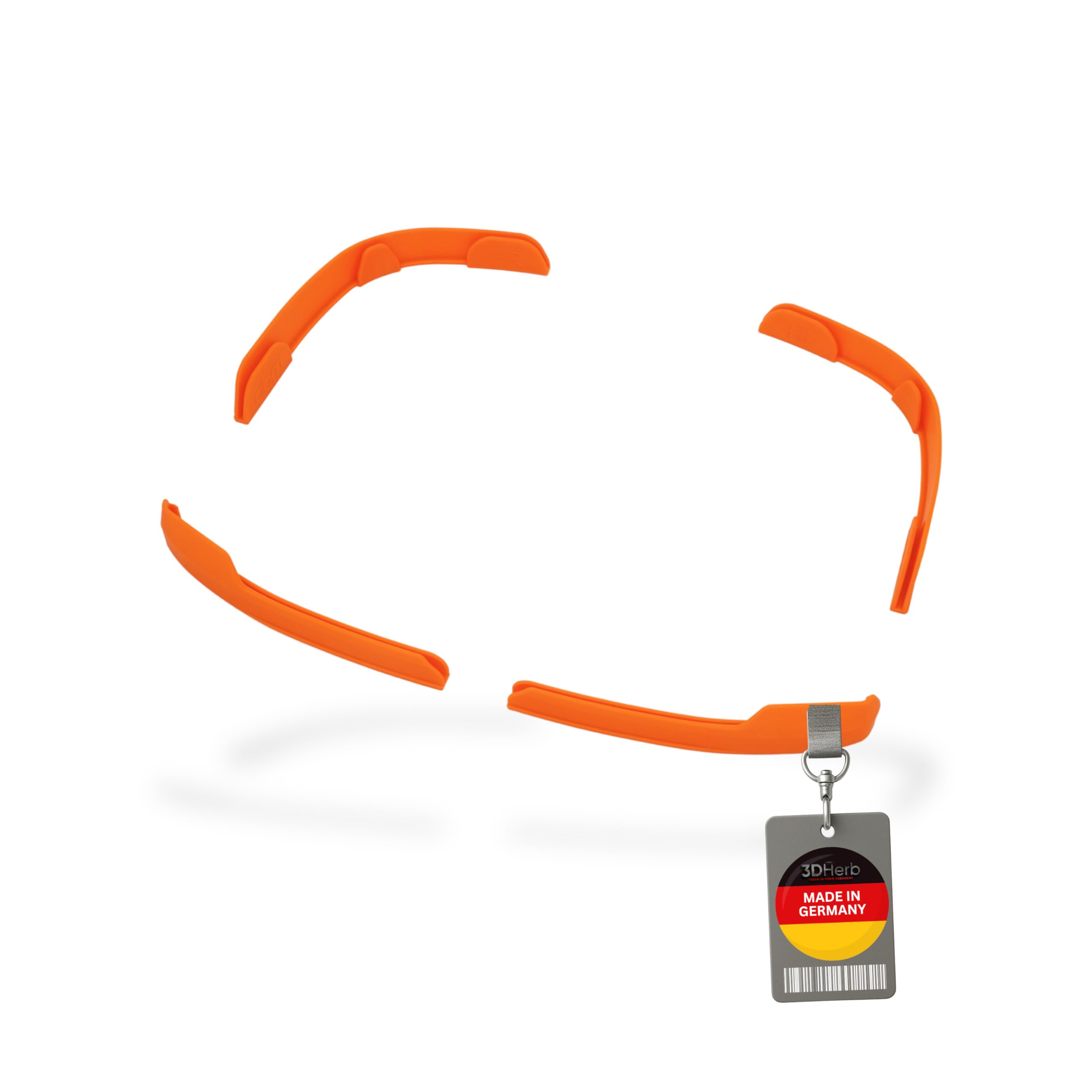 Edge Protection Compatible with Segway Navimow i105e & i108e Protection Bumper Tuning Robotic Lawnmower - Easy Insert, No Gluing Required (Orange)