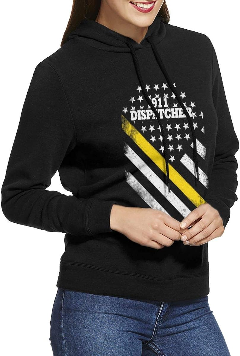 911 Dispatcher Womens Pullover Hoodie Long Sleeve Hooded Sweatshirts