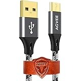AGVEE [4 Pack 1ft 3ft 6ft 10ft] IFC-600PCU Interface Cable, Nylon Braided Durable USB 2.0 Charger Charging Cord for Canon Pow