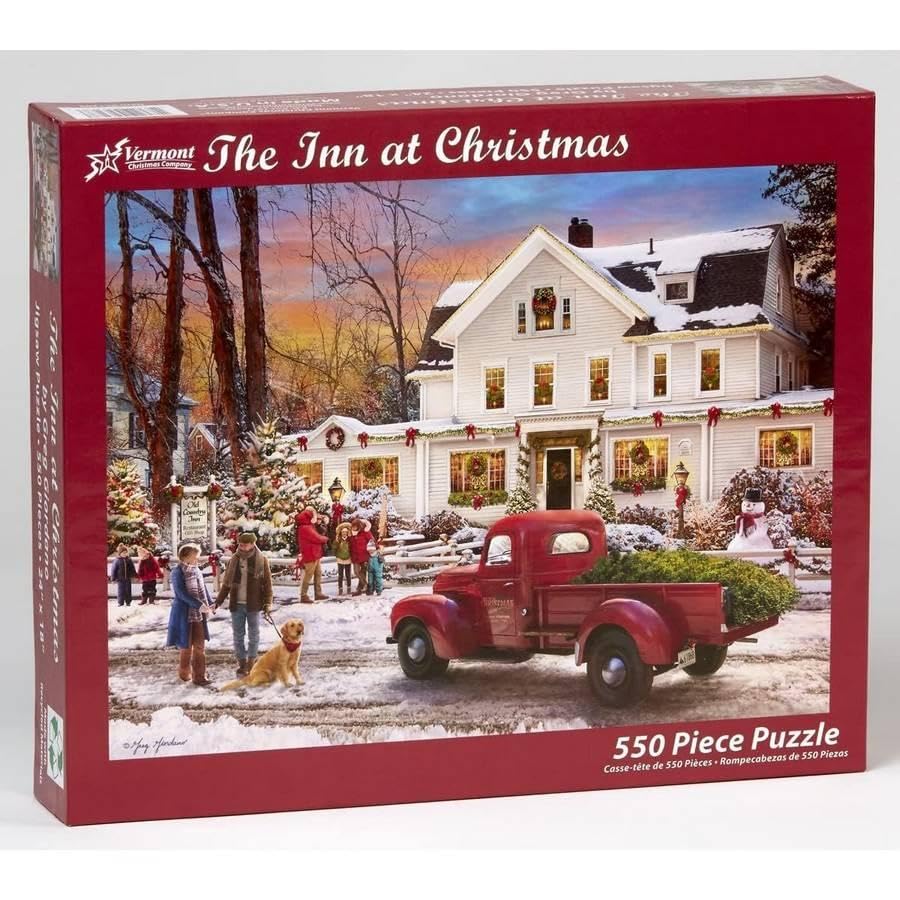 Vermont Christmas Company The Inn at Christmas Jigsaw Puzzle 550 Piece