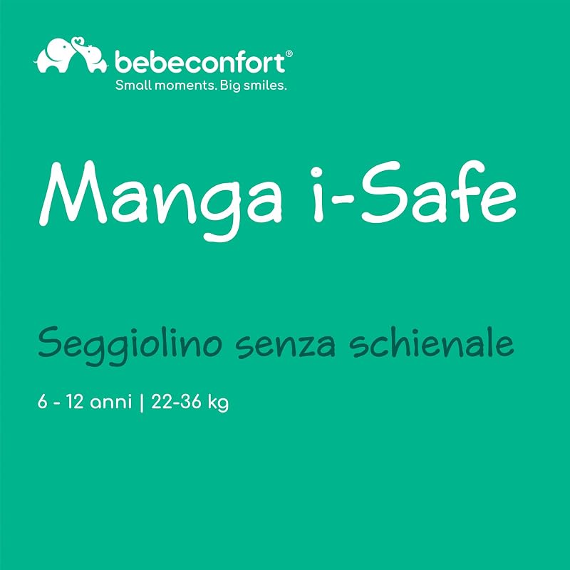 Manga i-Safe Alzatina, 128–150 cm, Tinted Black