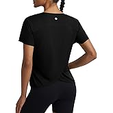 baleaf Women's Short Sleeve Workout Shirts Athletic Tops Sun Protection Breathable T-Shirts Quick Dry Gym Running Tennis