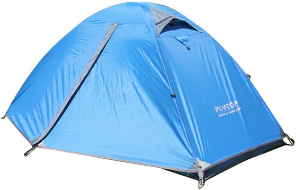 FLYTOP 3-4 Season 1-2-person Double Layer Backpacking Tent Aluminum Rod Windproof Waterproof for Camping Hiking Travel Climbing - Easy Set Up