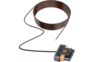 Yubunt 96 Inch Resistor Wire Pigtail Converts 12v to Signal- Compatible with LS III Generation 4-Pin Alternator Wire Pigtail Replacement 105A WPALT31.(1Pcs)