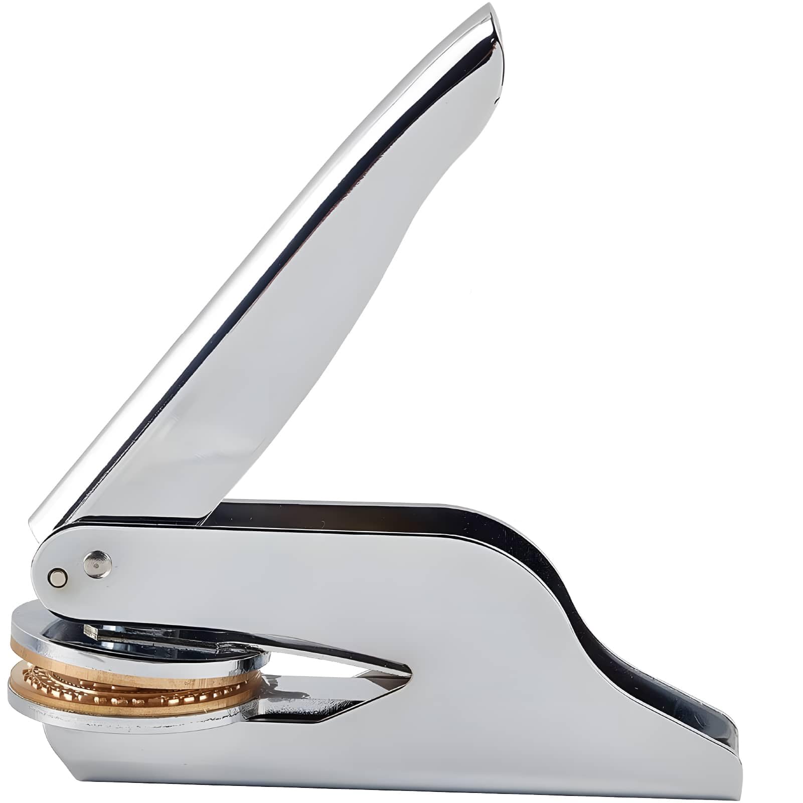 CRASPIRE Music Note Library Embosser Stamp 1.6in Stainless Steel Seal Hand Held Books Embossing Stamp Teacher Ex Libris Notary for Official Graduation Book Lovers Gift Envelopes Paper(Non Custom)