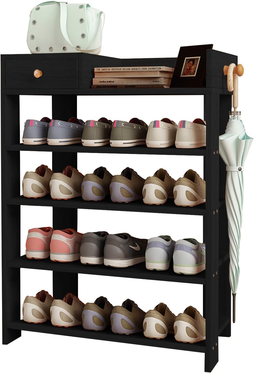 Best 1 Shelf Wood Shoe Rack