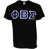 Mega Greek Mens Phi Beta Sigma Letter T-Shirt