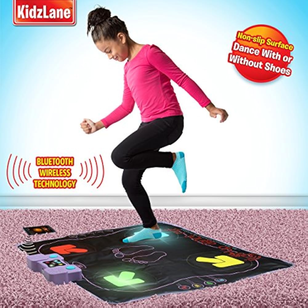 Light Up Dance Mat Arcade Games Built In Tracks Wireless Technology