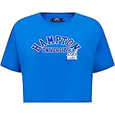 Pro Standard Womens Hampton University Classic Essentials Short Sleeve Boxy Tee Royal Blue XL
