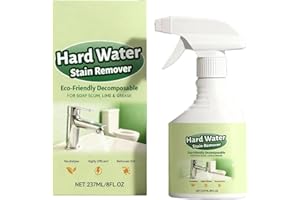 Water Stain Remover - 237ML Soap Scum Cleaning Agent | Glass Hard Water Shower Cleaner Spray,for Shower Bathtub Faucet Sink B