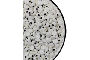 Eastron Edible Small Candy Eyeballs Eyes Cake Cupcake Toppers Cookie Decorations Dessert Sprinkles for Halloween Christmas Birthday Party Supplies 2.75 Ounce