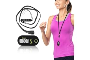 BESPORTBLE 3D Pedometer, Simple Clip On Step Counter for Walking with Large Digital Display, No App, Accurate Step Tracker for Women Men Seniors Kids