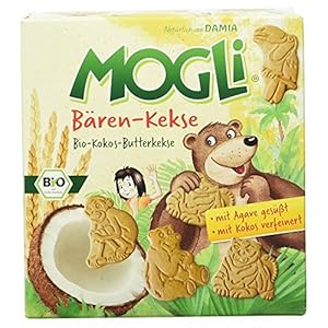 Mogli Bären Keks, Bio-Kokos-Butterkekse, 125 g