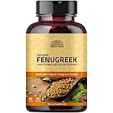 Hebhac Herbs Fenugreek Capsules for Women (60 Capsules) | 1000mg Breastfeeding Supplement | Lactation Supplement