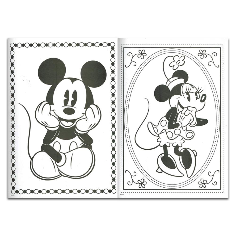 ダウンロードおよび印刷可能なぬり絵 ダウンロード可能 塗り絵 ミッキー