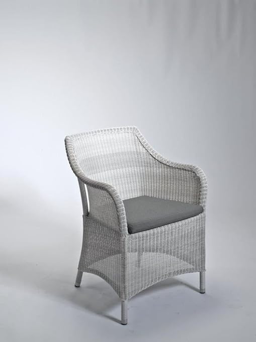 Amazon De Gartensessel Florenz Weiss Gartenstuhl Sessel Gartenmobel Terassensessel Balkonstuhl Balkonsessel Rattansessel Gartenmobel Garten