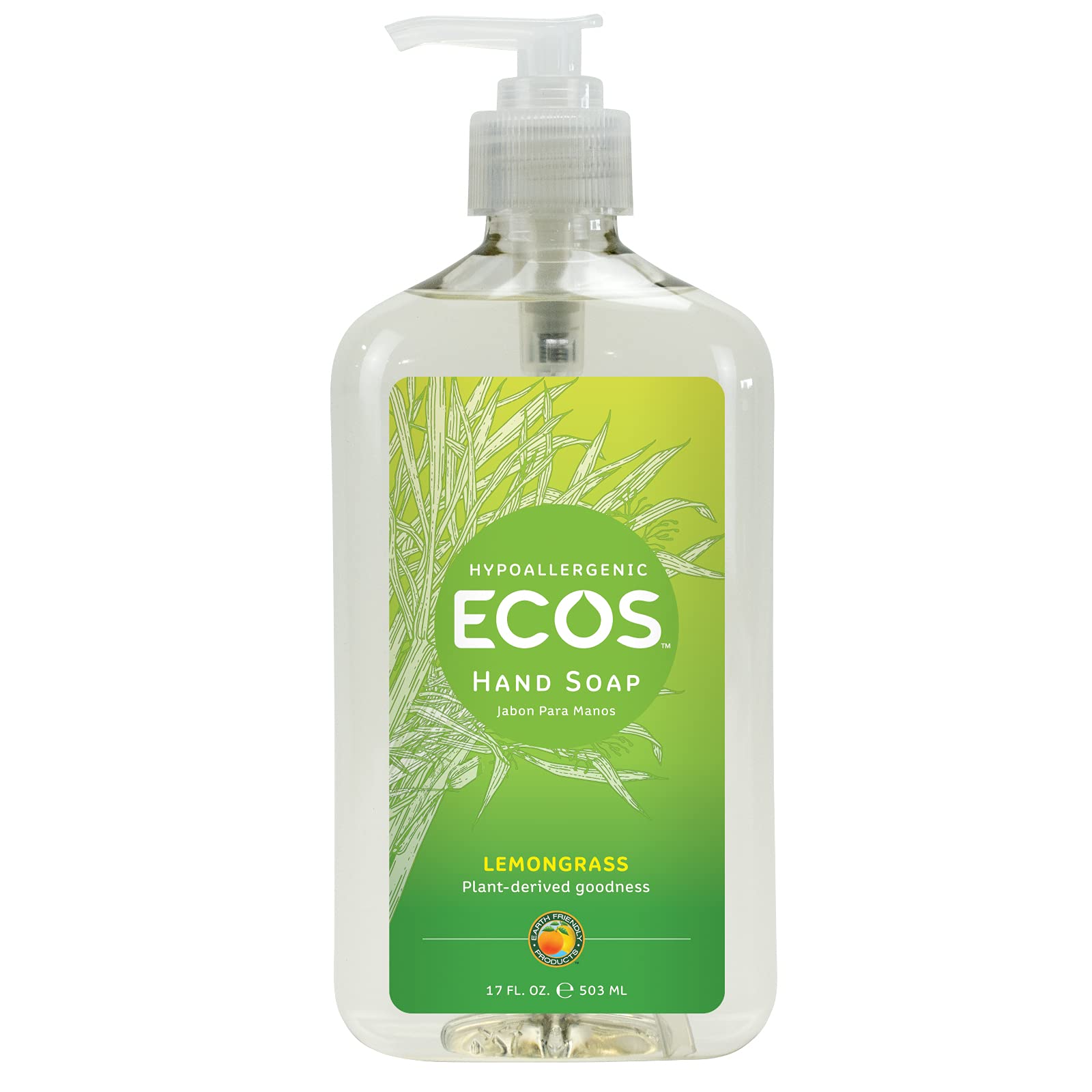 Earth Friendly Products Hand Soap Lemongrass 500ml
