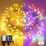 JMEXSUSS 200 LED Color Changing Christm Lights Plug