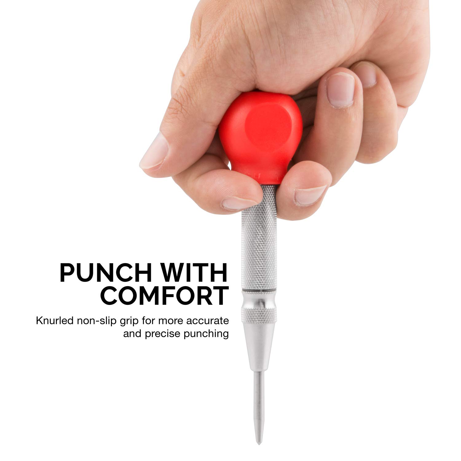 Neiko 02638A 5" Automatic Center Hole Punch Adjustable Impact