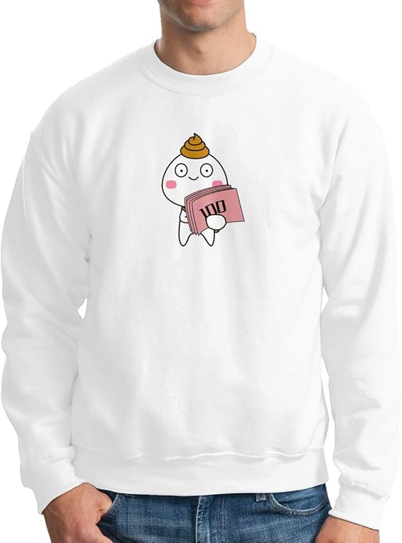 Amazon Co Jp パーカー ラウンドネック 長袖 丸首 メンズ トップス トレーナー スウェットおかね 金持ち 秋服 プルオーバー シンプル 春と秋上着 男女兼用 おしゃれ 可愛い 秋 冬 ファッション