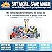 Bodhi Dog Dual-Headed Toothbrush for Dogs & Cats - Soft Bristles for Gentle Pet Dental Care - Puppy & Adult Teeth Cleaning - Easy-to-Use Design for Healthy Gums & Fresh Breath (50 Count)
