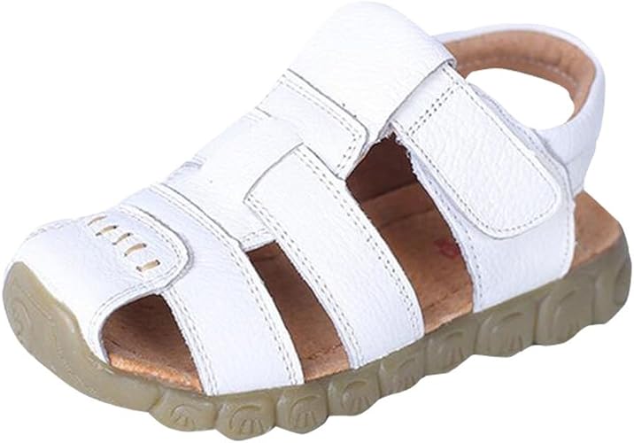 boys white sandals