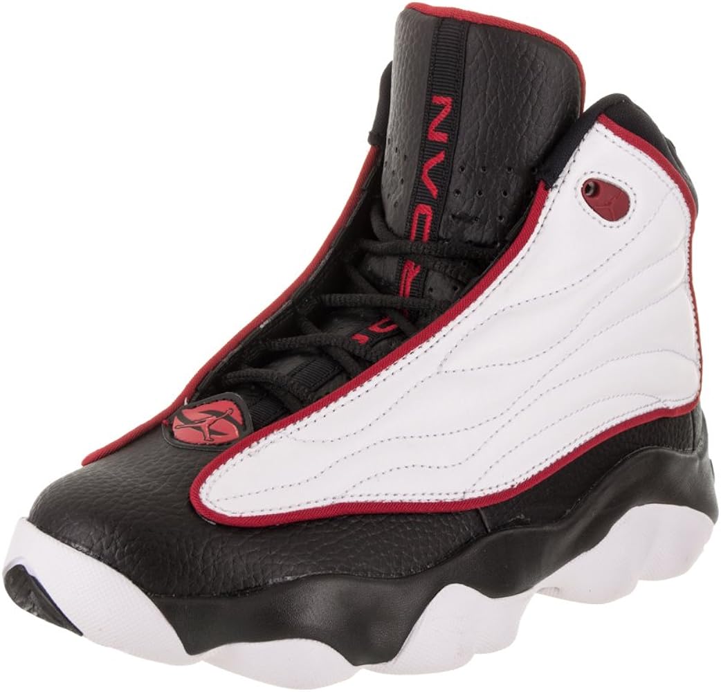 jordan pro strong black and red