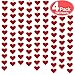 100 Hanging Hearts Garland for Valentines Day Decorations Red Heart Felt Garland Home Birthday Wedding Anniversary Party Supplies, Graduation Events Accessories, Set of 4