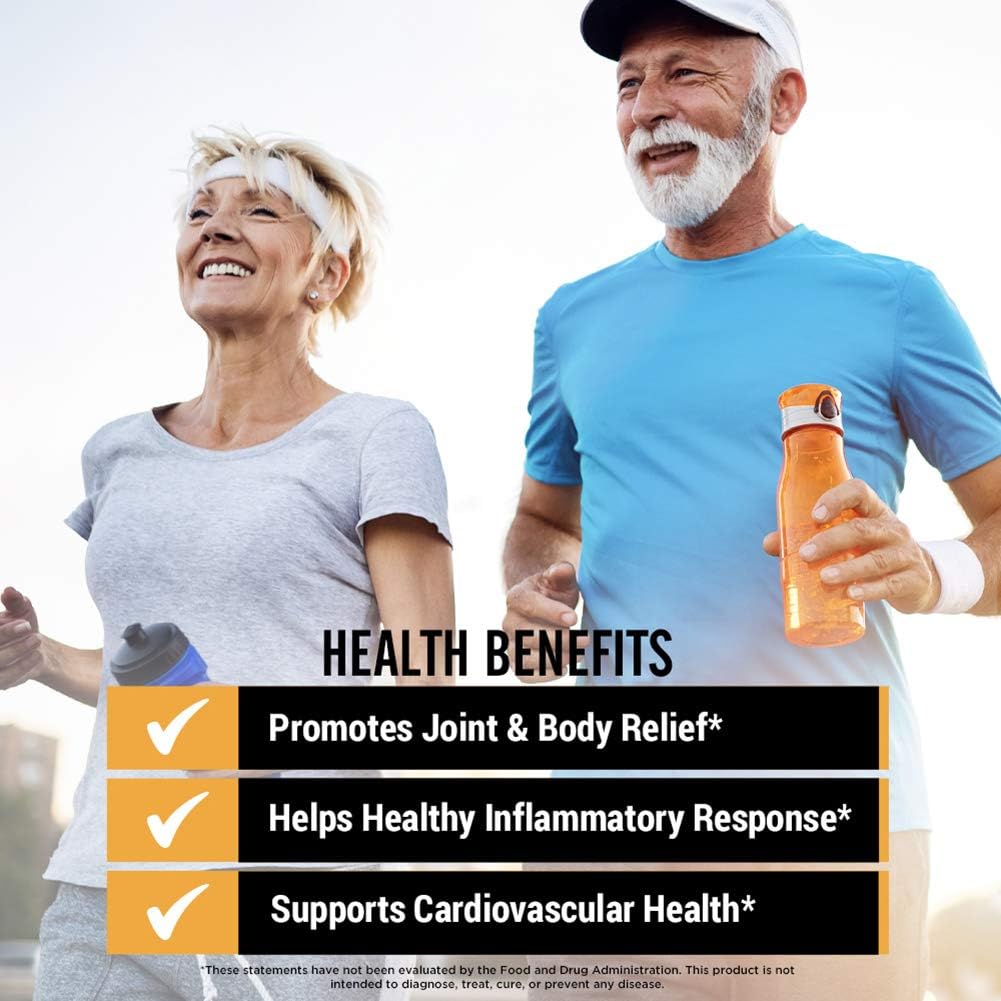 Turmeric Curcumin with BioPerine Black Pepper & 95% Curcuminoids, 1965mg, Maximum Absorption for Joint Support & Healthy Inflammatory Response, Non-GMO Turmeric Capsules, Made in USA - 90 Veg Caps: Health & Personal Care