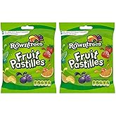 Rowntrees Fruit Pastilles Bag 143g (Pack of 2)