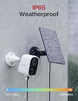 X-Sense Wireless Outdoor Security Camera 1080P Solar Panel Color Night Vision view 9
