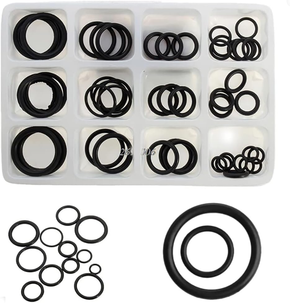 SmartHome 50pc Assorted Rubber O Rings Plumbing Tap Sink Washers Car Seals Air