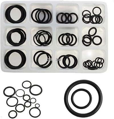 SmartHome 50pc Assorted Rubber O Rings Plumbing Tap Sink Washers Car Seals Air