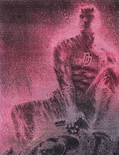 Daredevil Gargoyle Matt Murdock Metal Poster Spray Paint Art
