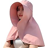 JDYaoYing Sun Hats for Women Wide Brim Shawl with Neck Flap Sun Protection Hiking Visor Hat Outdoor Summer Beach
