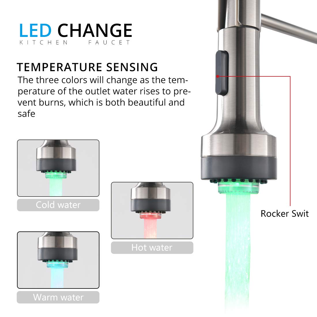 Mua AIMADI Modern Kitchen Faucet Pull Down Sprayer,Stainless Steel