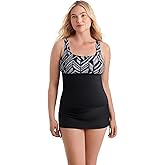 Mimi Flamingo Shape Solver Sport Women's Swimwear Glazed Skin Scoopneck Tankini Top Separate