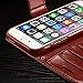 iPhone 5s Case, iPhone 5 Case,Joopapa iPhone 5s/5 Wallet Case, Luxury Fashion Pu Leather Magnet Wallet Flip Case Cover with Built-in Credit Card/ID Card Slots for 5s 5G 5 (Brown)