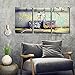 YPY Banksy Life is Beautiful Canvas Giclee Artwork 3 Panels for Modern Home Decor Stretched and Framed Ready to Hang Size 36(W) X 16(H) inches