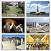 US National Monuments postcards pack - Set of 25 individual postcards featuring America’s most famous national monuments and man made landmarks