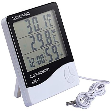 VelVeeta HTC-2 Digital Indoor Cum Outdoor Thermo-hygrometer with Temperature Humidity