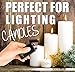 ETERNITY Lighters Flameless Electronic Rechargeable Windproof Premium Survival or Candle Lighter with Dual Arc, USB Cord, Brush, and Bag in Gift Box