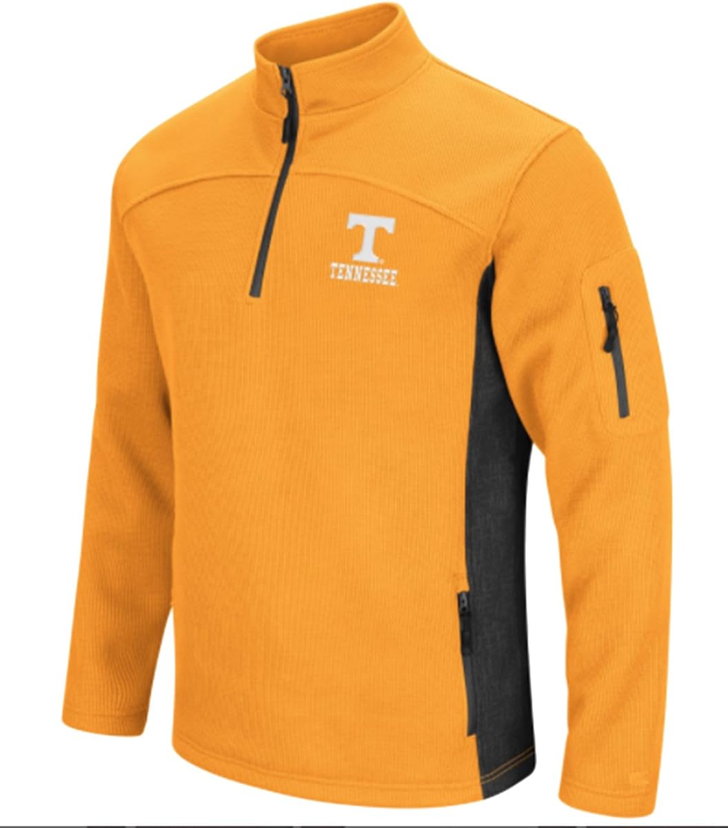 Colosseum NCAA University Tennessee Vols Mens Heavy Corded Fleece 1/4 Colosseum NCAA University Tennessee Vols Mens Heavy Corded Fleece 1/4