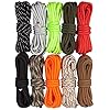 Zacro-400lb-Survival-Paracord-Combo-Crafting-Kits-in-10ft-in-10-Colors-with-Pack-of-10-Buckles