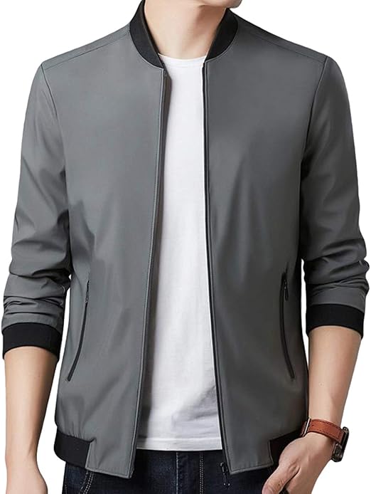 Amazon Odfmce ジャケット メンズ 春夏 カジュアル 薄手 アウター おしゃれ 無地 おおきいサイズ コート ジャケット 通販