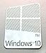 Microsoft Windows 10 Metal Sticker 16 x 23mm [882]