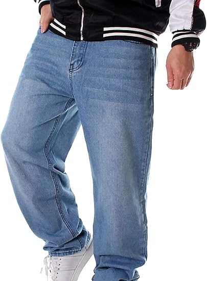 baggy straight leg jeans