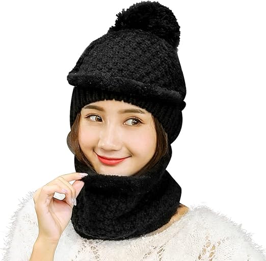 womens knit hats and scarves
