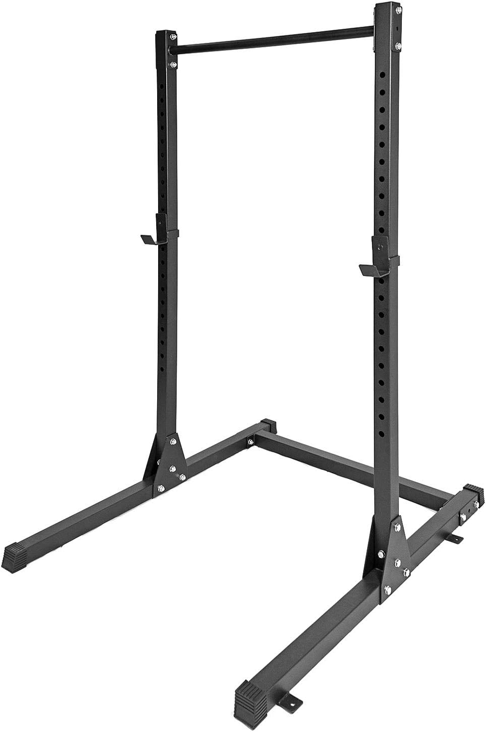 Amazon Com Fringe Sport Kid S Squat Rack W Pullup Bar 400lb Weight Capacity Sports Outdoors